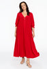 Dress swing smock sleeve DOLCE - red - #2