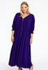 Dress swing smock sleeve DOLCE - purple 