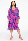 Cardigan met ruches fierce - roze