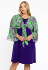 Shrug plisse FIERCE - green