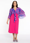 Bolero plisse fierce - roze