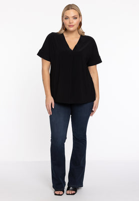 Tunic V-neck DOLCE - black  - #2