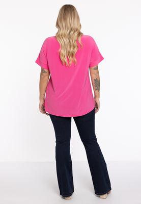 Tunic V-neck DOLCE - pink - #3