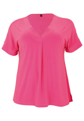 Tunic V-neck DOLCE - pink - #4