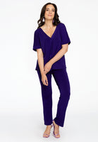 Tunic V-neck DOLCE - purple  - #2