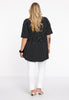 Tunic swing DOTS - black - #3