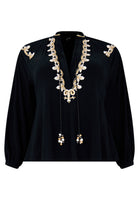 Tunic embroidery DOLCE - black - #4