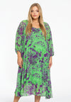 Dress plisse FIERCE - green 