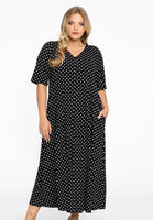 Dress swing DOTS - black  - #1