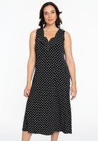 Dress sleeveless DOTS - black - #1