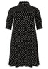 Dress buttoned DOTS - black - #4