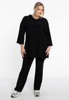 Hoodie A-line DOLCE - black