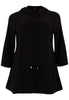 Hoodie A-line DOLCE - black  - #4