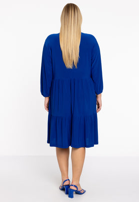 Dress ruffled DOLCE - indigo - #3