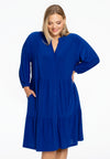 Jurk met ruches dolce - Indigo