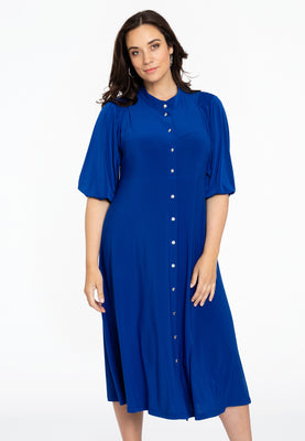 Dress smock shoulder DOLCE - indigo - #1