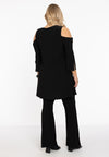 Tunic wide bottom cut outs DOLCE - black - #3