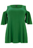 Tunic flare cut out DOLCE - green 