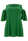 Tuniek flare met uitsnedes dolce - Groen