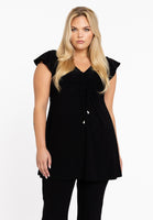 Tunic cap sleeve DOLCE - black - #1