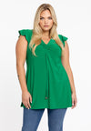 Tuniek met kapmouwen dolce - Groen