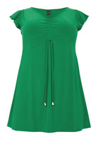 Tunic cap sleeve DOLCE - green  - #4