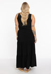 Skirt long puckering DOLCE - black