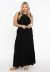 Skirt long puckering DOLCE - black