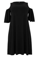 Dress cut out shoulder DOLCE - black  - #4