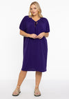 Dress gathering DOLCE - purple