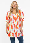 Tunic wide bottom AURELI - orange