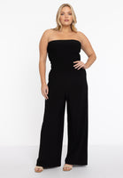 Jumpsuit smocked strapless DOLCE - black  - #1