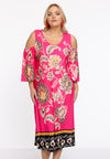 Jurk met cut-out zaria - roze