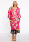 Jurk met cut-out zaria - roze