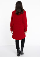 Pullover teddy high neck - red - #3