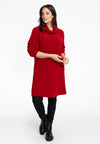 Pullover teddy high neck - red