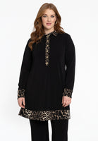 Tunic leo collar - black  - #1