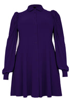 Blouse wide bottom DOLCE - purple - #4