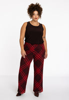 Trousers CHECK - red - #1