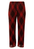 Trousers CHECK - red - #3