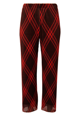 Trousers CHECK - red  - #3