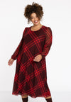 Dress CHECK - red