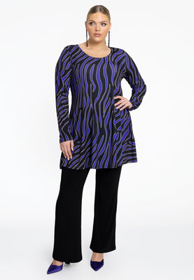 Tunic wide bottom LINA - black  - #2