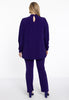 Tunic flare pleated DOLCE - purple  - #3