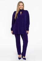 Tunic flare pleated DOLCE - purple - #2