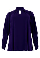 Tunic flare pleated DOLCE - purple - #4