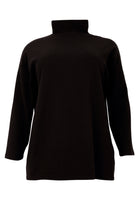 Pullover wide RIB - black  - #4