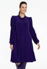 Dress puff sleeve DOLCE - purple 