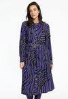 Dress belted LINA - black