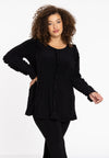 Tuniek flare met volants dolce - Zwart